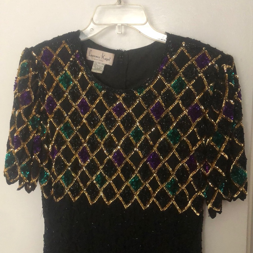 Authentic Vintage Laurence Kazar 80’s Dress